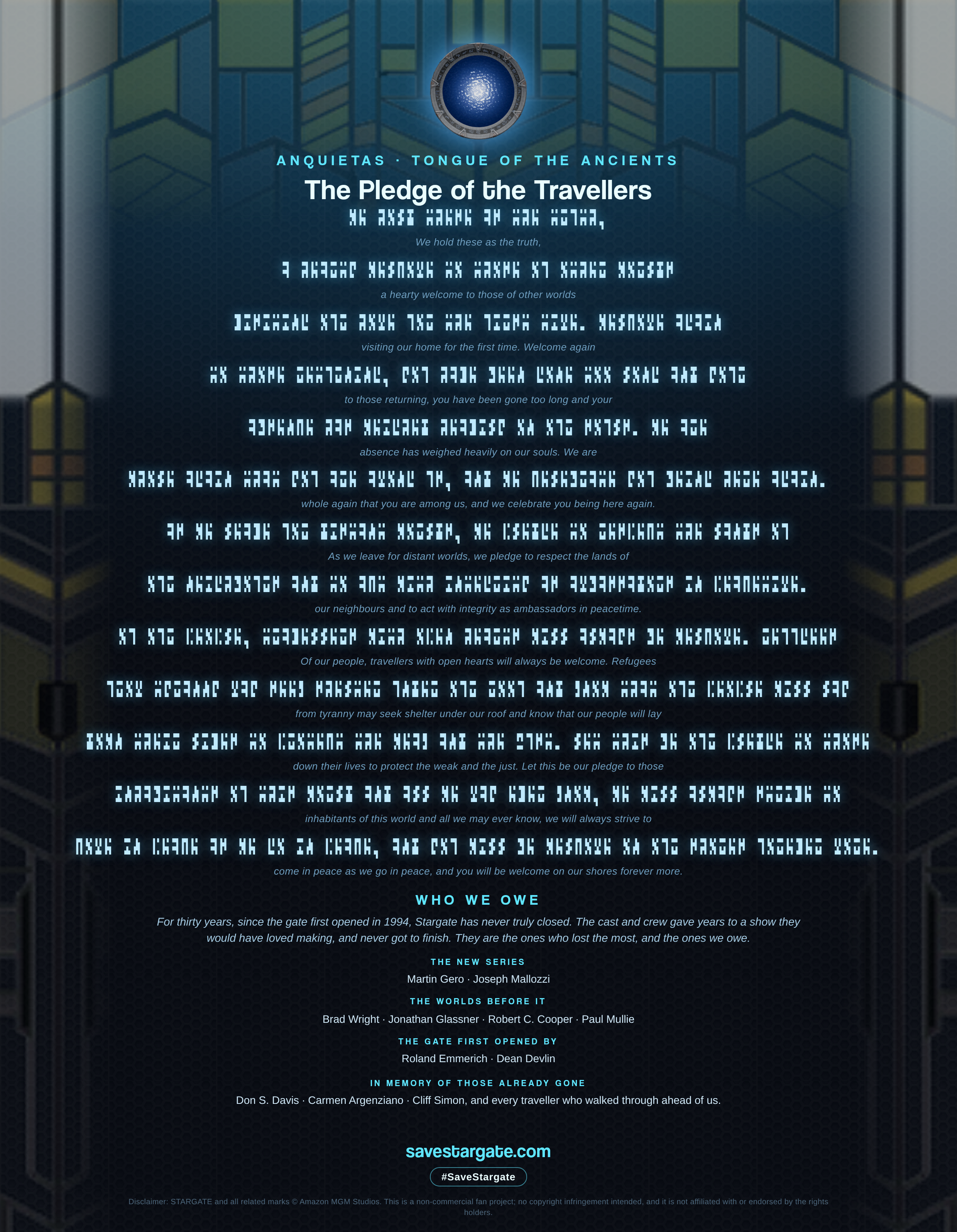 The Anquietas pledge
